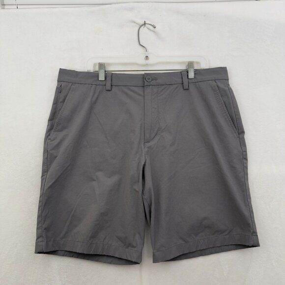 Vineyard Vines On The Go Shorts Mens 35 Gray Golf Performance - Picture 1 of 9